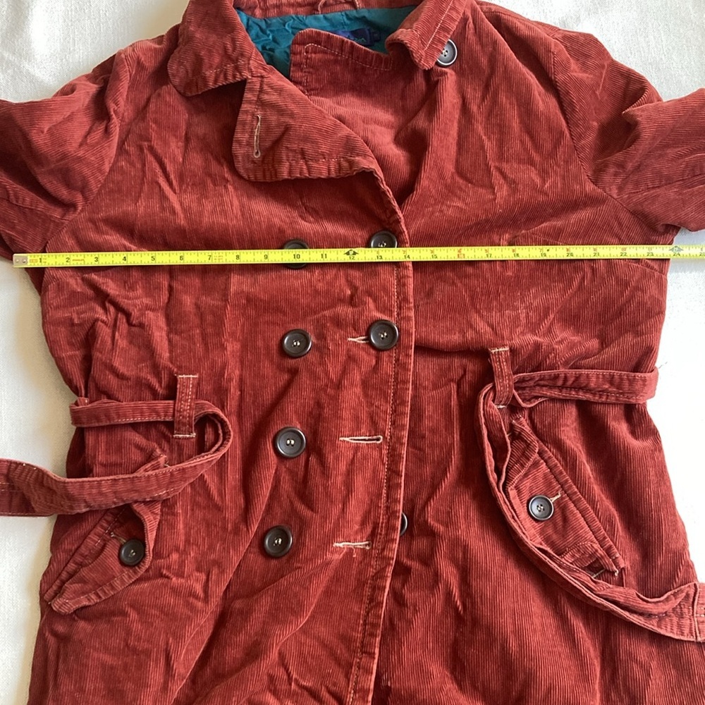 BODEN | Rust Corduroy Trench Coat - Picture 16 of 16